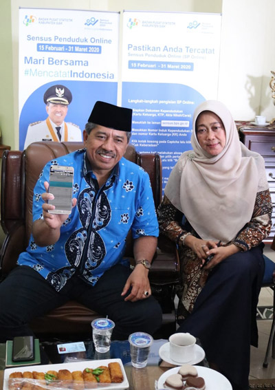 Bupati Alfedri Ajak Masyarakat Siak Sukseskan Sensus Penduduk Online